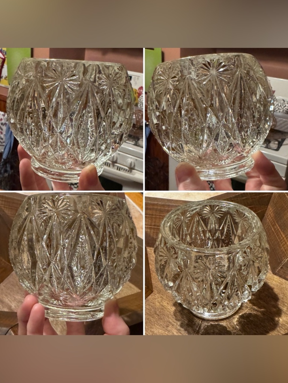 Avon VTG Crystal Glow Candle Holder✨ - Picture 5 of 9